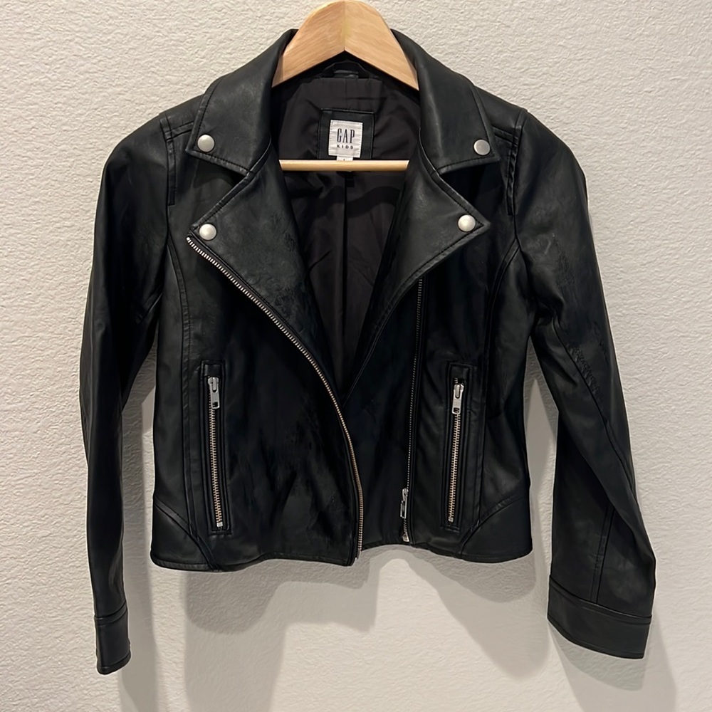 Gap Kids Faux Lesther Moto Jacket